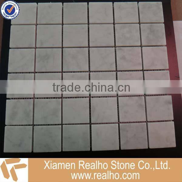 classico botticino hexagonal marble mosaic tiles