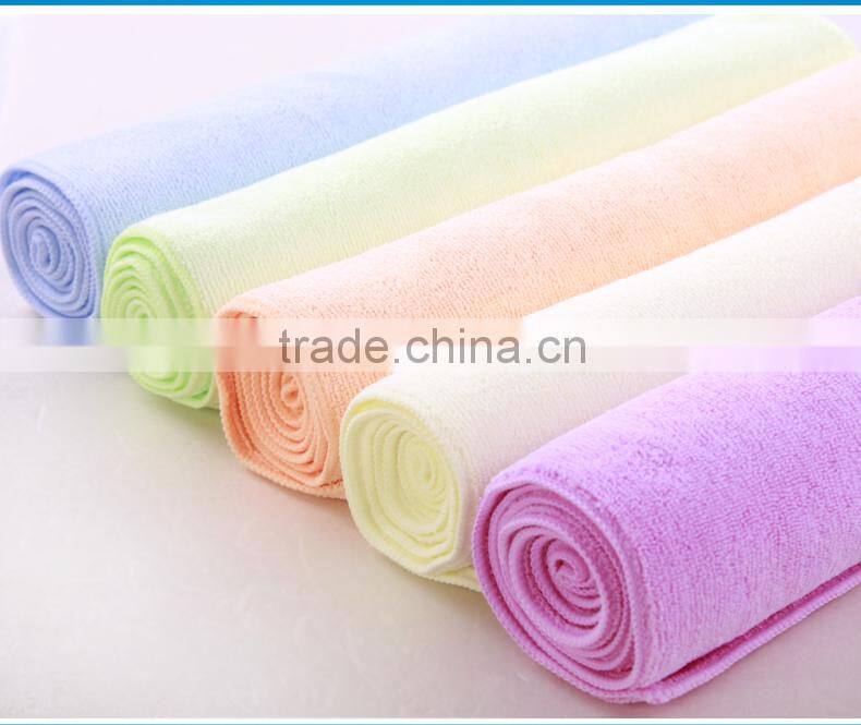 2015 Hot sale cheap beautiful Comfortable Soft Microfiber Towels