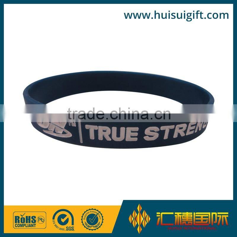 high quality promotional silicone bracelet no minimum