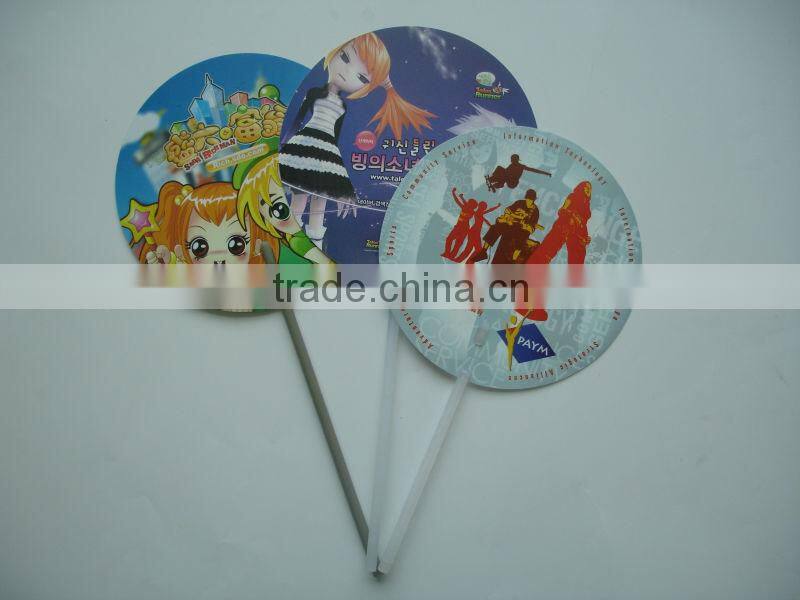 supply 2015 making plastic hand promotion fan