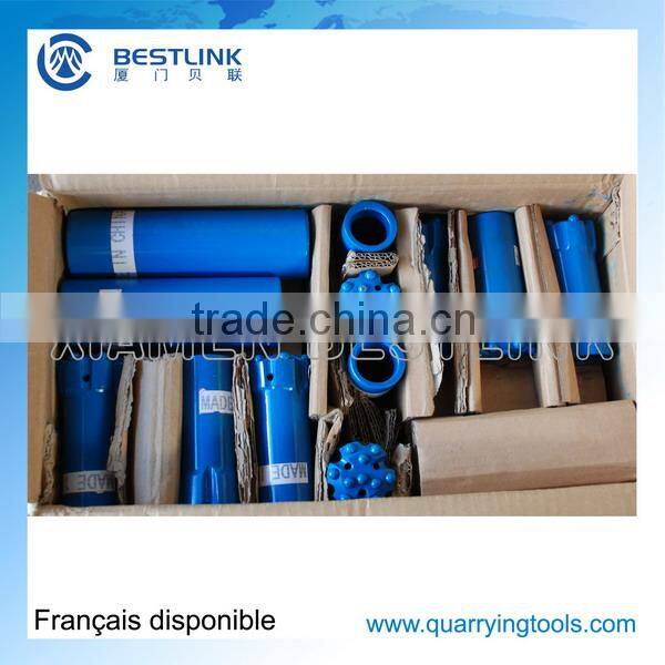 D32mm D34mm China Tapered&Threaded button bit for rock drilling