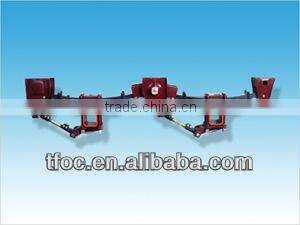 Steel Red 3-axle Mechanical suspension