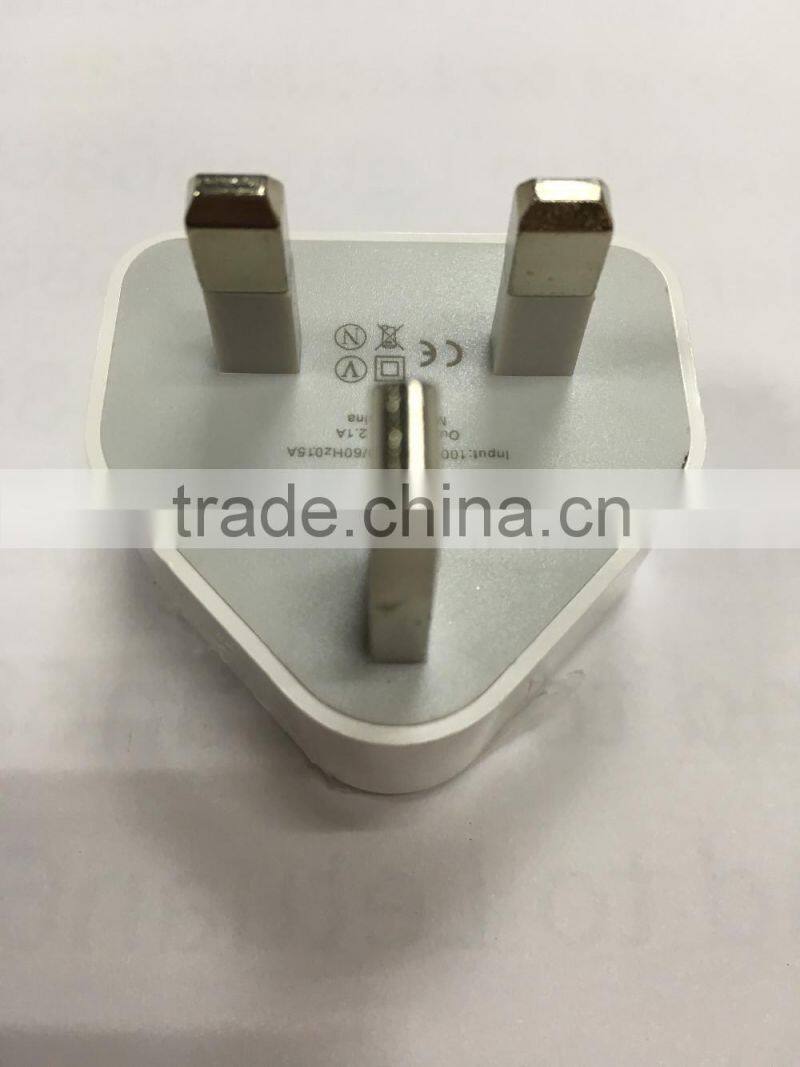 2016 Factory high quality 2 port dual port usb car charger adapter for phone