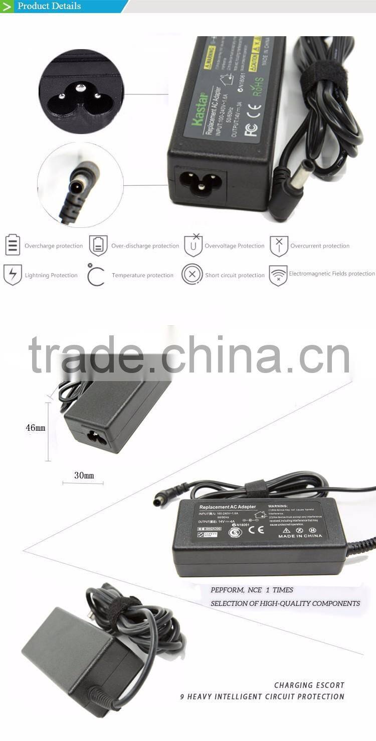 Guangzhou notebook power supply factory wholesale 14V 3A Laptop Charger For samsung 42W adapter power supply
