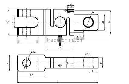 With high precision Crane scale /Easy Install Wired Crane scale