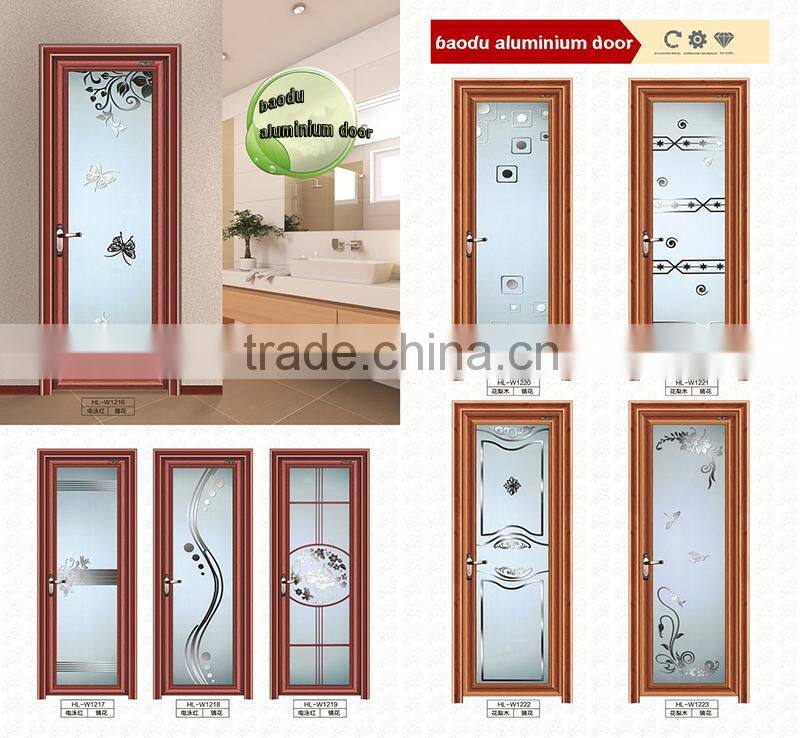aluminum frame glass door panels ,balcony sliding aluminum doors