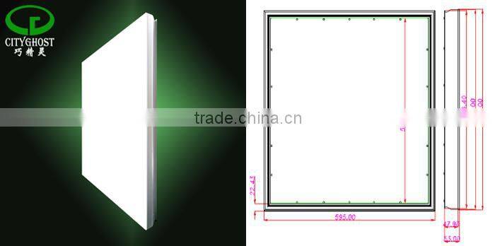 36w 600x600(595x595) cool white wall mount led light wall panel