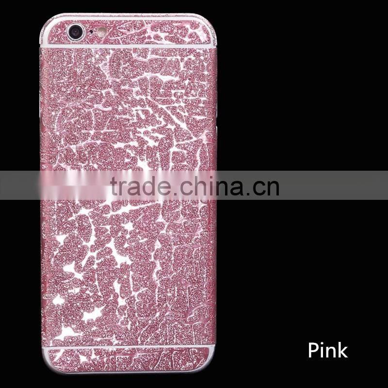 Hami Melon Texture Bling Bling Glitter Sticker Skin for iPhone 6 6s, Wholesale China