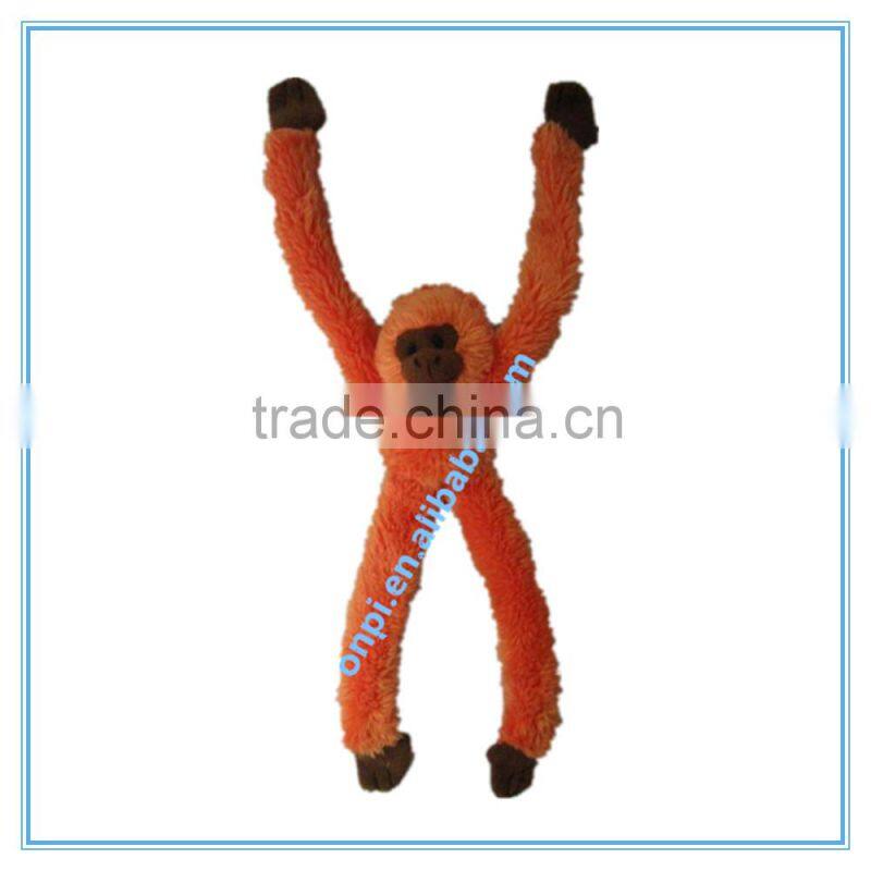 Plush toy with magnet,magnet toy,plush fridge magnet,plush cute yellow magnet monkey