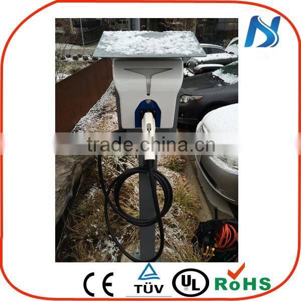 China new style wall mount 32a evse charging wall box ev