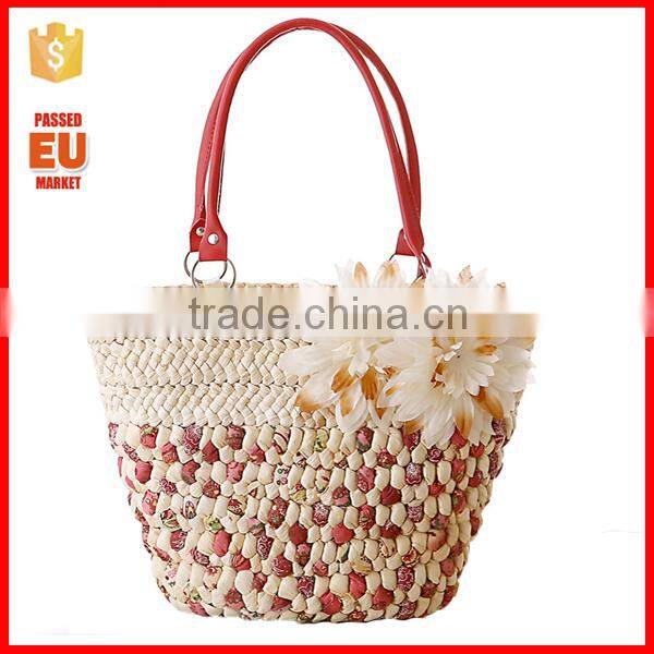 Wholesale shoulder straw bag&straw summer bag