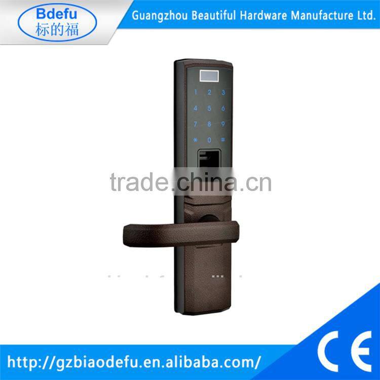 metal Fingerprint door handle lock