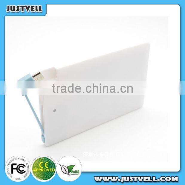 wholesale Portable 2600mah 10000mah power bank, smartphone mobile battery charger power bank