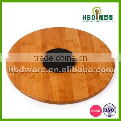 Bamboo lazy suan, lazy susan rotating tray wholeasle