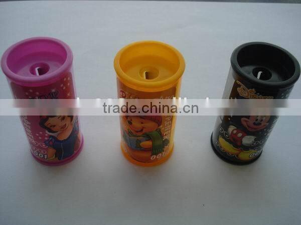 novelty plastic multi-function pencil sharpener with eraser