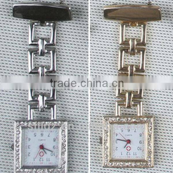 Quartz pin alloy diamond hanging nurse watch mechanic watch