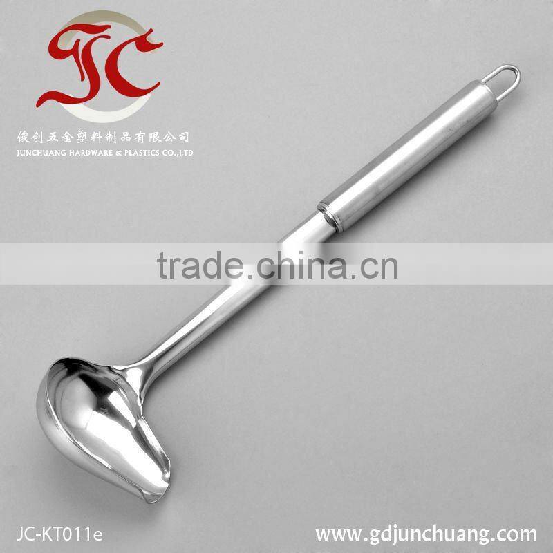Italian kitchen SS sauce ladle for cooking utensils tools
