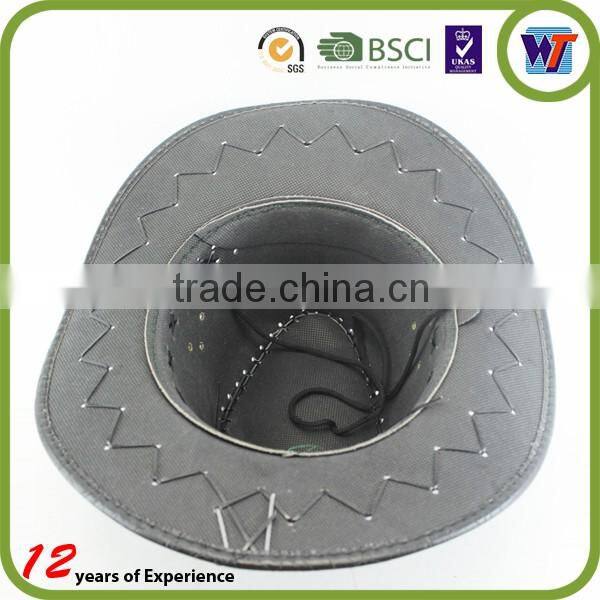 Brown or Camel color wide brim fashion fedora lemmy cowboy hat