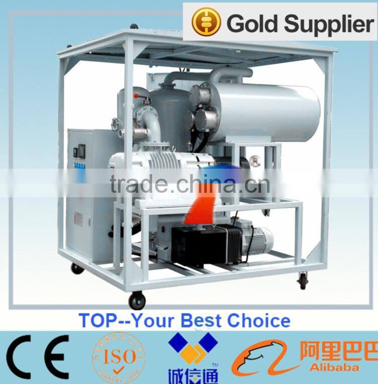 Two-stage High Vacuum System Used Transformer oil Cleaning Machine Series ZYD-50