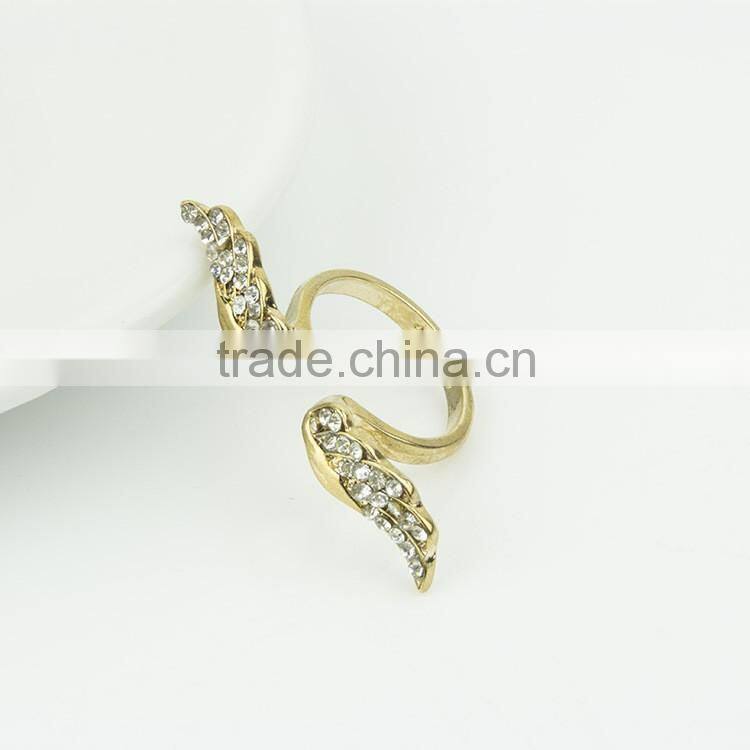 Fashion engagement ring jewellery wing rings
