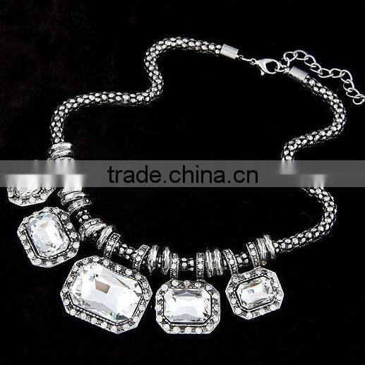 Top Quality Crystal Choker Vintage Pendant Statement Necklace Women Necklaces & Pendants Fashion Necklaces for Women 2014