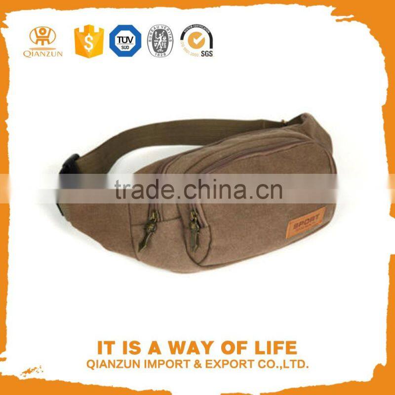 Purse Travel Hip Pouch Fanny Bag Canvas Waist Pack Bum Belt Bag