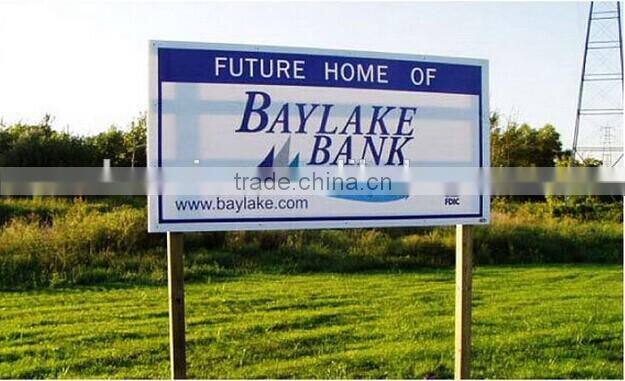 polypropylene pp screen printing coreflute directional signs