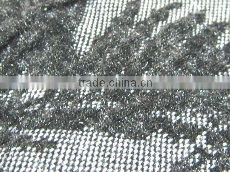 knit jacquard two layer jacquard knitting fabric TR composition