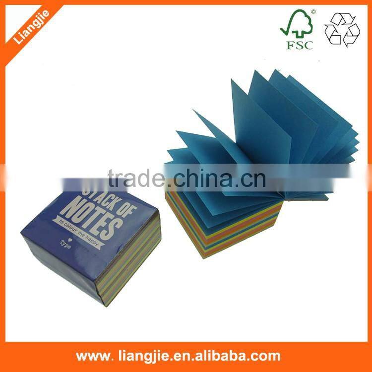 Color Sticky memo pad block paper