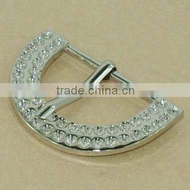 pit pattern metal buckle with slide