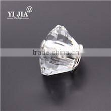 zinc alloy glass crystal drawer knob and handles