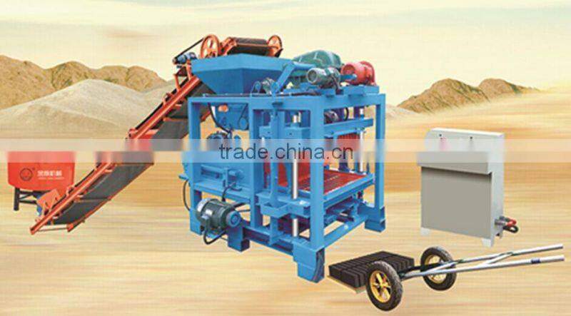 Electric or Diesel engine block machine,Hollow block making machine with conveyor belt
