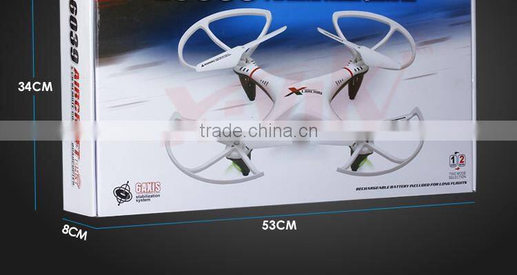 X-VIKI L6039 2.4G 4CH 6 Axis Gyro Headless Mode RC Quadcopter Camera RTF