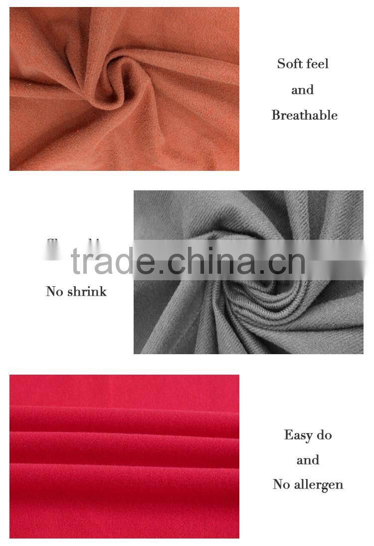 100% polyester soft shell fabric for garment for home textile loop velvet fabric