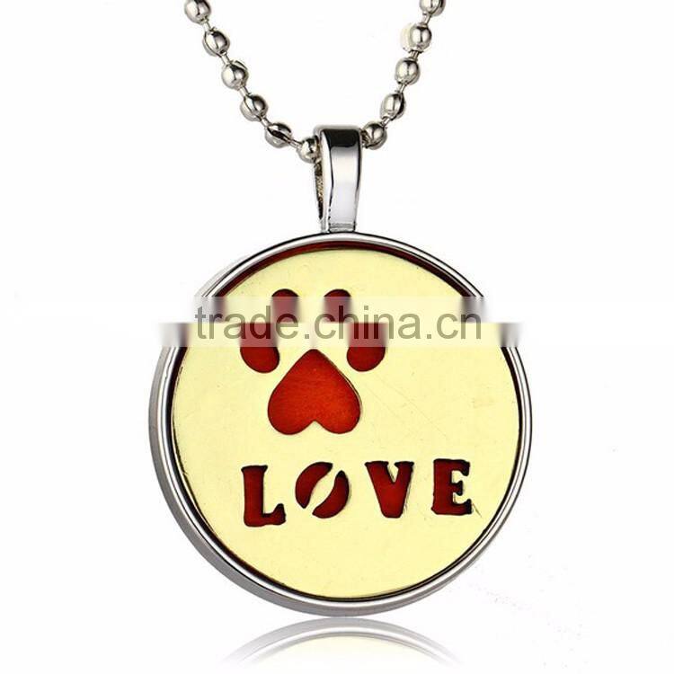 fashion jewelry 2017 trending product cartoon fog diffuser pendant 316l stainless steel jewelry