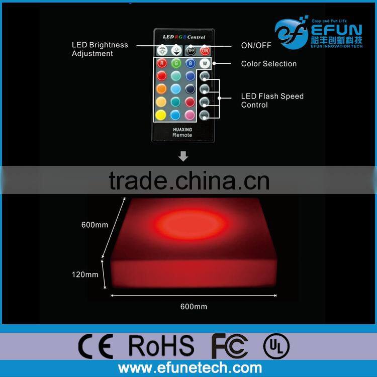 battery rechargeable led floor,color led lighted portable dance floor stage lighting