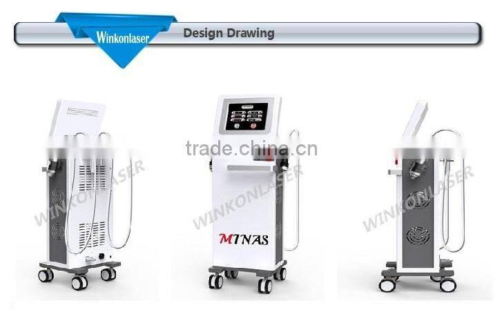 Latest fractional rf microneedle machine / 4 in 1 fractional RF machine both needle and non needle for salon use