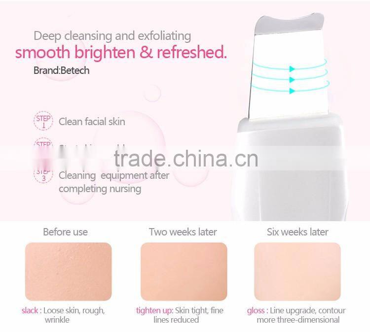 New Ultrasonic Skin Scrubber Portable Garvanic Massager China guangdong