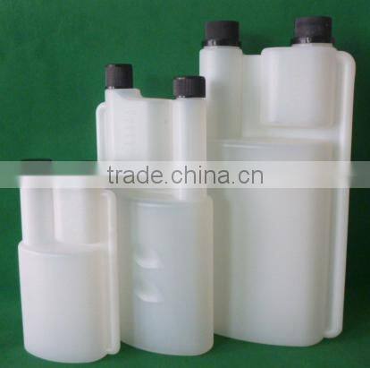 100ml 250ml 500ml 1000ml plastic double neck dosing bottle