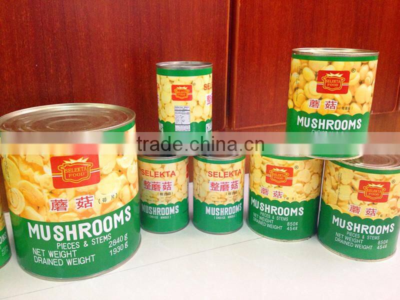 New Fresh Canned Mushroom