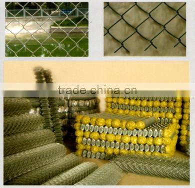 Hot Dipped Galvainzed Powder Coated Chain Link Fence Panels