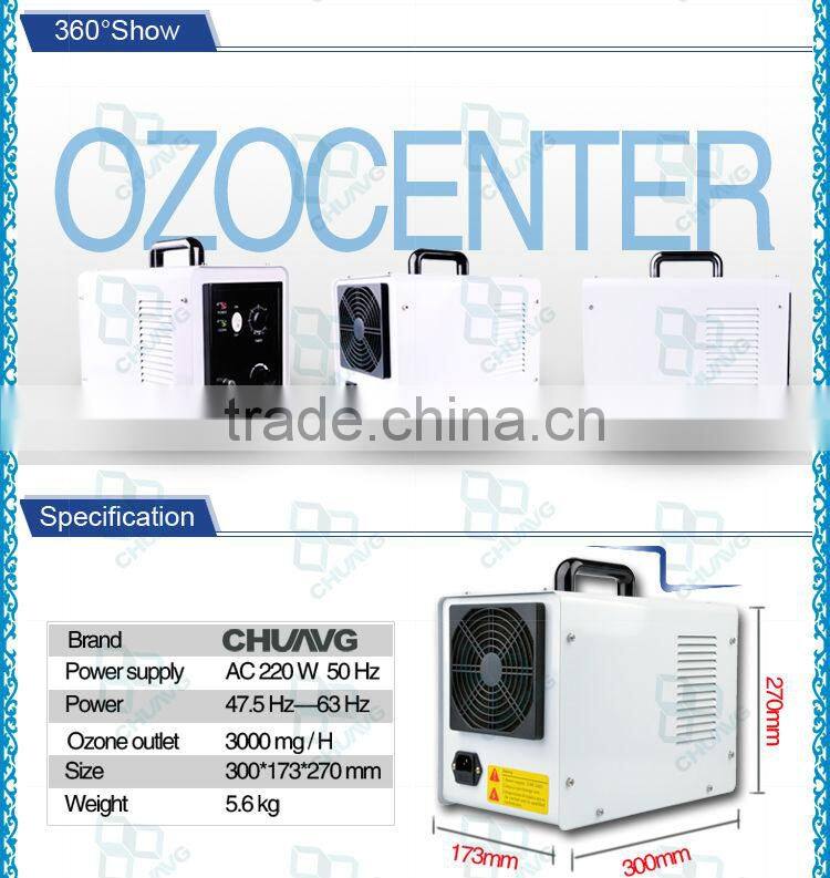 2013 newest 3g ceramic portable ozonator for air purifier