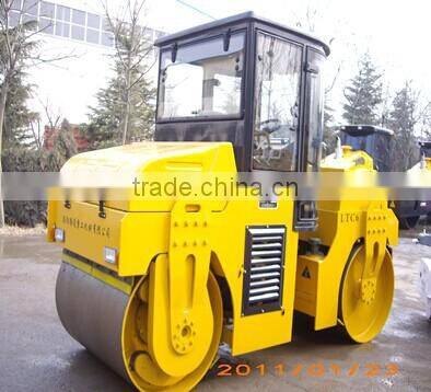 LTC6 double drum mechanical driving hydraulic vibrating articulated steering road roller