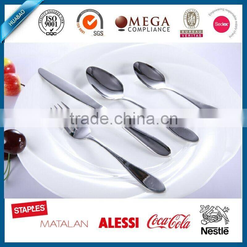 inox 430 stainless steel, different design stainless steel bulk cutlery, sansone stainless steel