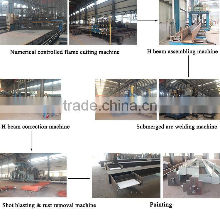 China low cost light steel structure godown with CE ISO certificate