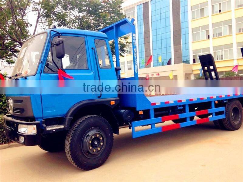 china dongfeng 145 4x2 flatbed tow truck in hot sale