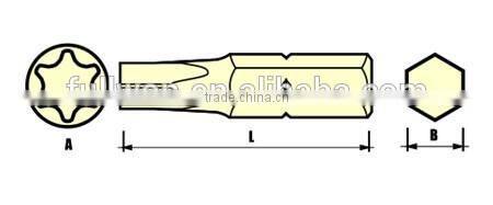 JTECH Plum Blossom Shaped Screwdriver Head