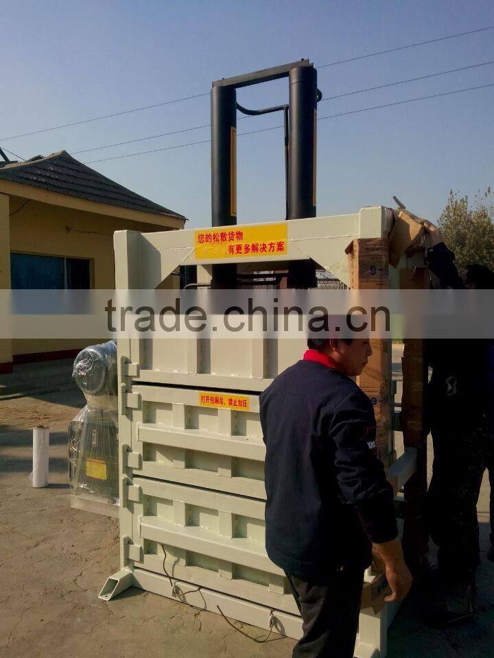 Hydraulic hay baler machine,cardboard baling press machine HD-30T