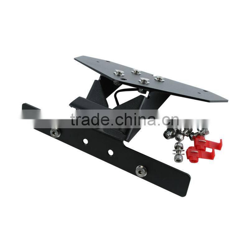 A Set License Plate Bracket Holder For KAWASAKI ZX14R 2006-2011 2007 2008 09 10