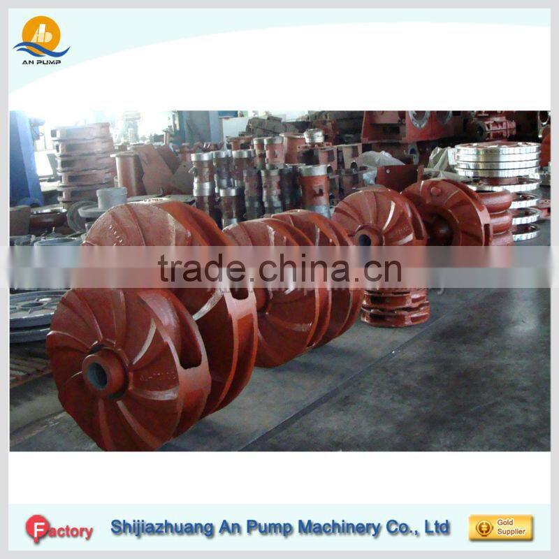 High Chrome Sand And Gravel Pump Impeller 3 Vanes